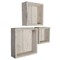 Ekena Millwork Square, Closed Back, Vintage Farmhouse Shadow Box Shelves, Barnwood Decor Collection, PK3 DECR15SBSQCBWH - alternate 5